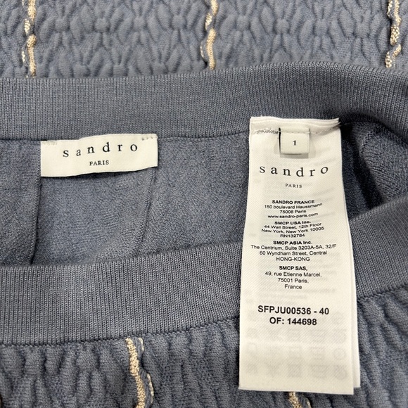 Sandro size 1 (S) blue skirt - Picture 7 of 9